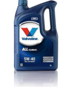 Motoreļļa ALL CLIMATE 5W40 5L, Valvoline