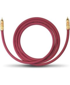 OEHLBACH Art. No. 2054 NF 214 SUB SUBWOOFER RCA PHONO CABLE Bordeaux 2m Art. No. 2054