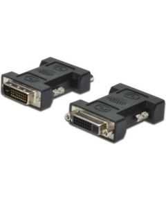 ASSMANN DVI-D DualLink Adapter DVI-D (24+1) M (plug)/DVI-I (24+5) F (jack) black