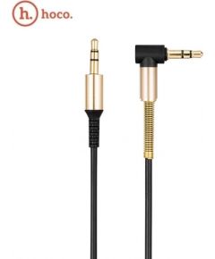 Hoco UPA02 Premium  Aux Ligzdas 3.5mm spraudnis uz 3.5mm spraudnis Stereo Audio 1m Fleksibls Kabelis 24K Mlens