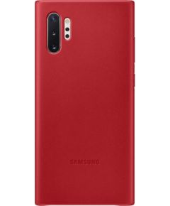 Samsung Galaxy Note 10+ Leather Cover Red