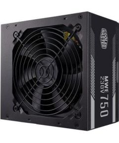 Power Supply|COOLER MASTER|750 Watts|Efficiency 80 PLUS|PFC Active|MTBF 100000 hours|MPE-7501-ACABW-EU