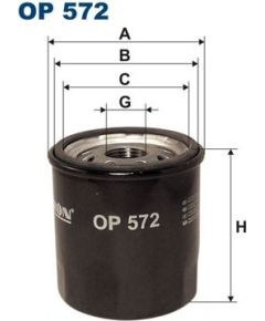 Filtron Eļļas filtrs OP572