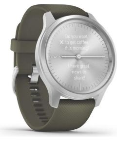 Garmin vivomove Style S/E, silver/moss green