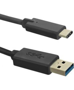 Qoltec Cable USB 3.1 type C male | USB 3.0 A male | 1m