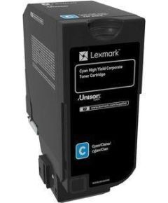 Toner Lexmark 74C2HCE cyan | 12 000 pgs | CS725de / CS725dte