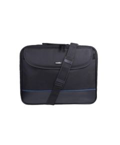 Natec Laptop Bag IMPALA Black-Blue 17,3'' (stiff shock absorbing frame)