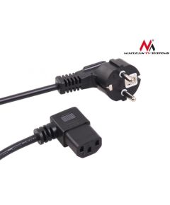 Maclean MCTV-804 Angled power cable 3 pin 5M plug EU
