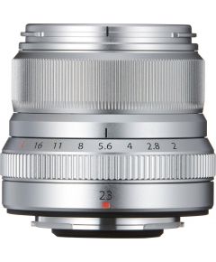 Fujifilm Fujinon XF 23mm f/2.0 R WR objektīvs, sudrabots