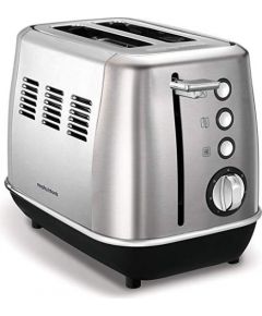 Morphy richards Evoke Toaster 224406 Power 850 W, Number of slots 2, Housing material Stainless steel, Brushed stainless steel