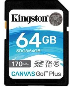 MEMORY SDXC 64GB UHS-I/SDG3/64GB KINGSTON