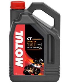 Motul 7100 4T 10W50 sintētika 4L eļļa 4 taktu motociklu dzinējiem