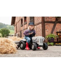 Rolly Toys Bērnu traktors ar pedāļiem ar piekabi 014941 KID Little Grey Fergie (2,5-5 gadiem) Vācija