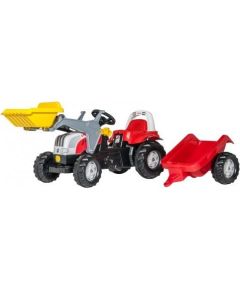 Rolly Toys Педальный трактор Rolly KID Steyr с ковшом с прицепом (2,5-5 лет ) 023936 Германия