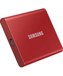 SAMSUNG T7 2TB USB3.2 Red Metallic Portable External SSD