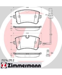 Zimmermann Bremžu kluči 25214.175.2