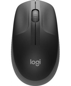 LOGITECH M190 Full-size wireless mouse - CHARCOAL - 2.4GHZ - EMEA - M190