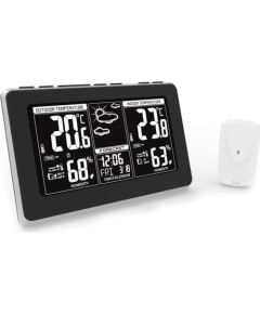 Adler Weather station AD 1175 Black, White Digital Display, Remote Sensor