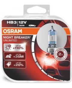 OSRAM HB3 Spuldžu komplekts Night Breaker Unlimited (9005)