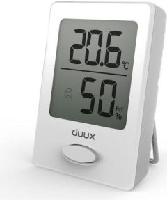 Duux Sense Hygrometer + Thermometer, White, LCD display