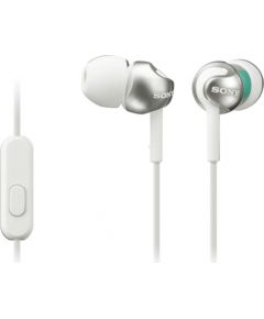 Sony In-ear austiņas EX series, White Sony MDR-EX110AP In-ear, White