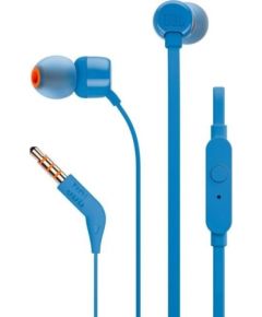 JBL T110 BLU in-ear austiņas, zilas