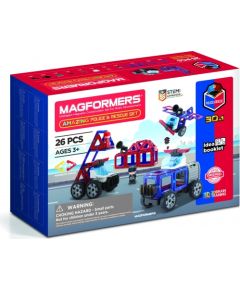 MAGFORMERS "Amazing Police & Rescue" komplekts, 26gb