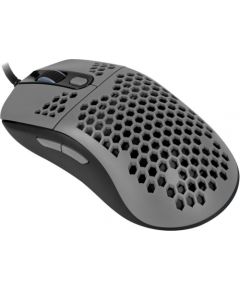 Arozzi Favo Ultra Light Gaming Mouse, RGB LED light, Grey/Black, Gaming Mouse