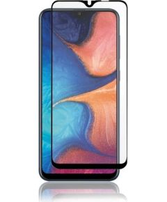 (Ir veikalā) Aizsargstikls Pilnam Ekrānam Samsung A202 Galaxy A20e Melns