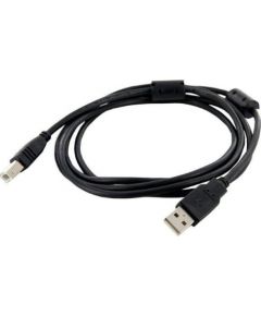 Omega OUAB3 USB 2.0 A-plug AM-BM Printera vads 3m Melns