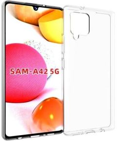 Fusion Ultra Back Case 1 mm Izturīgs Silikona Aizsargapvalks Priekš Samsung Galaxy A42 5G Caurspīdīgs