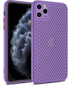 Fusion Breathe Case Silikona Aizsargapvalks Priekš Samsung A415 Galaxy A41 Violets