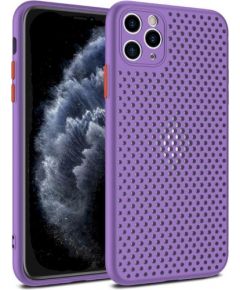 Fusion Breathe Case Silikona Aizsargapvalks Priekš Apple iPhone X / XS Violets