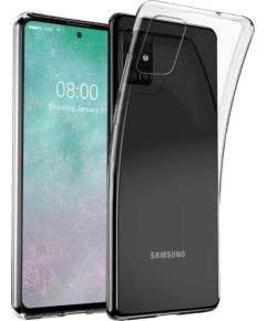 Fusion Ultra Back Case 0.3 mm Izturīgs Silikona Aizsargapvalks Priekš Samsung A515 Galaxy A51 Caurspīdīgs