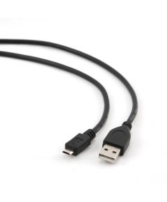 Gembird micro USB cable 2.0 AM-MBM5P black 3m