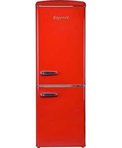 Frigelux CB255RR A++ ledusskapis ar saldētavu apakšā 183cm sarkans
