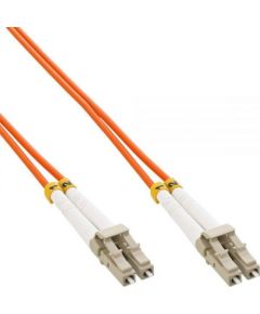 InLine Patchcord światłowodowy LC/LC, 50/125µm, OM2, 5m (88522)