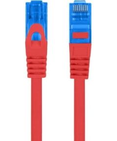 Lanberg PATCHCORD KAT.6A S/FTP LSZH CCA 3M CZERWONY FLUKE PASSED LANBERG