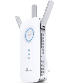 TP-LINK AC1900 Wi-Fi Range Extender RE550 802.11ac, 2GHz/5GHz, 600+1300 Mbit/s, 10/100/1000 Mbit/s, Ethernet LAN (RJ-45) ports 1, no PoE, Antenna type 3xExternal