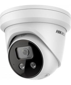 Hikvision IP Dome DS-2CD2346G2-ISU/SL F2.8/4MP/2.8mm/103°/Powered by DARKFIGHTER/H.265+/IR up to 30m/White