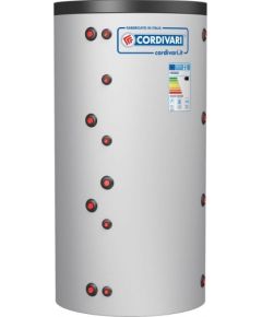 Cordivari PUFFER VC 1000L akumulācijas tvertne, ar izolāciju 3bar, (Tmax 99 °C)