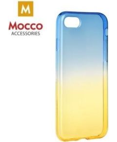 Mocco Gradient Силиконовый чехол С переходом Цвета Apple Xiaomi Redmi 4X Синий - Жёлтый