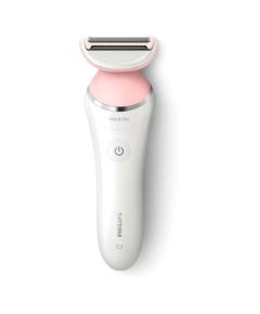 Philips SatinShave BRL140/00 Wet use, Rechargeable, Charging time 8 h, Lithium-ion, Number of shaver heads/blades 1, White/ pink