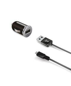 MicroUSB Car Adapter By Celly Black