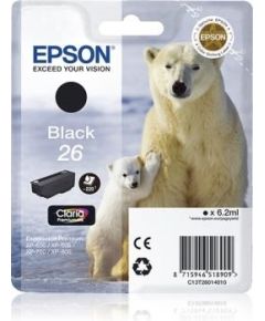 Ink Epson T2601 black Claria | 6,2 ml |XP-600/700/800