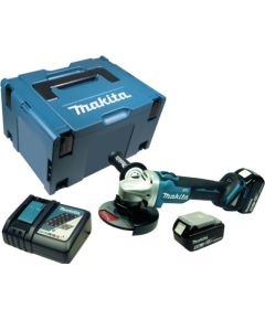 Makita DGA506RTJ Akumulatora leņķa slīpmašīna 125mm 2x5Ah