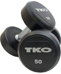 TKO gumijota hantele Pro 38kg melns (K828RR-38)