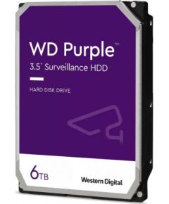 Western Digital HDD SATA 6TB 6GB/S 128MB/PURPLE WD62PURZ WDC
