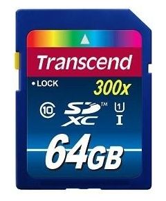 MEMORY SDXC 64GB UHS-I 300X/CLASS10 TS64GSDU1 TRANSCEND