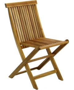 Krēsls FINLAY 45x57xH86cm, saliekams, koks: akācija, apdare: eeļļots